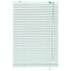 Gardinia Alu-Jalousie 120x140 cm – Silber/Weiß - Vielseitige Aluminium-Jalousie für Wand- oder Deckenmontage. Mit 2,5 cm breiten Lamellen bietet sie effektiven Sicht- und Blendschutz. Einfach zu reinigen und inklusive aller Montage-Teile.