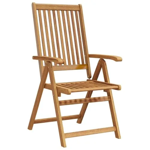 Klappbare Gartenstühle aus Massivholz Akazie - 2er Set klappbare Gartenstühle aus hochwertigem Akazien-Massivholz, ideal für Garten und Camping, platzsparend und wetterfest.