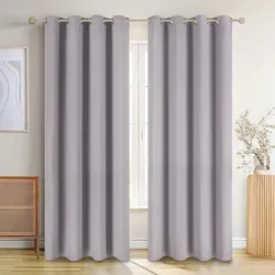Blumtal Verdunkelungsvorhang 2er-Set - 140 cm x 175 cm, wärmeisolierend und blickdicht, ideal für Schlafzimmer und Wohnzimmer