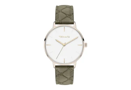 Tamaris Armbanduhr TT-0040-LQ IP Frozen Roségold - Elegante Armbanduhr für Damen mit kratzunempfindlichem Mineralglas und hochwertigem Lederarmband. Ideal für jeden Anlass und in stilvoller Geschenkverpackung.
