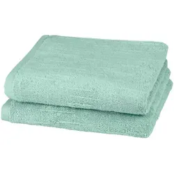 Ross Premium Uni Handtücher Boucle Handtuch 50x100 cm | eukalyptus - grün