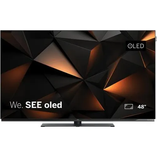 Loewe We. See 48 Zoll OLED-TV - Ultra HD Smart TV mit Dolby Atmos, 60W Soundbar und schlankem Design für ein beeindruckendes Fernseherlebnis