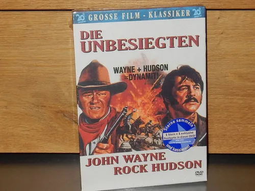 DIE UNBESIEGTEN John Wayne DVD im Schuber Neu/OVP