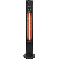 Eurom Q-Tower 2000 RCD Terrassenheizung - Terrassenstrahler mit 2000W, IP65 und Fernbedienung für komfortable Wärme im Freien, ideal für gemütliche Abende auf der Terrasse.