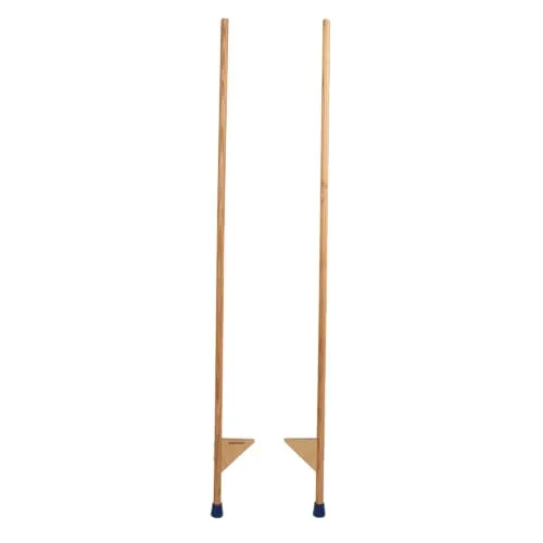 Pedalo® Stelzen 170 cm – Verstellbare Holzstelzen mit Antirutsch-Gummifüßen - Ideal für spielerisches Training von Gleichgewicht und Koordination. Hohe Belastbarkeit bis 120 kg, aus heimischer Esche, 7-fach verstellbar und mit langlebigen Antirutsch-Gummikappen.