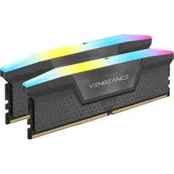 Corsair Vengeance RGB DDR5-6400 32GB - Dual Channel mit AMD EXPO - RAM für Multimedia & PC Komponenten: 32GB (2x16GB), blitzschnelle 6400 MHz mit RGB-Beleuchtung, ideal für Gaming und kreative Anwendungen.
