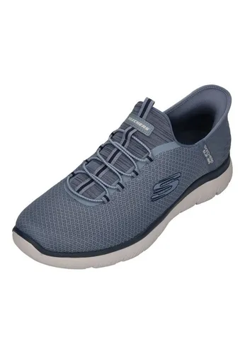 Skechers Sport Herren SUMMITS HIGH RANGE Sneakers Slip ins Vegan 232457 Slate - Größe 49.5 EU - Sneaker für Herren in Übergröße mit Skechers Hands Free Slip-ins™. Genießen Sie höchsten Komfort dank Air Cooled Memory Foam und einzigartigem Comfort Pillow Design.
