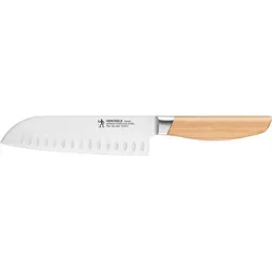 Henckels by Zwilling Santokumesser Pakka - Küchenmesser mit rostfreier Klinge und ergonomischem Griff, ideal für präzises Schneiden und komfortables Kochen.