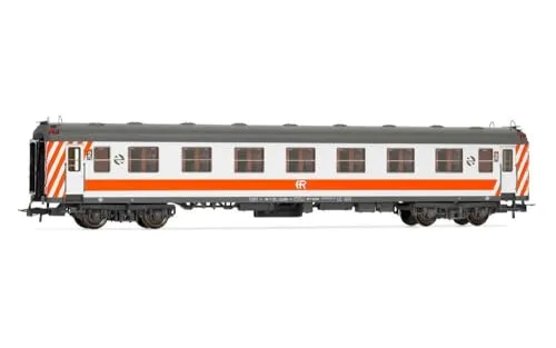 Electrotren HE4029 RENFE, 5000-Wagen, mit altem Blasebalg, „Regionales“-Lackierung, Ep. V-Personenwagen
