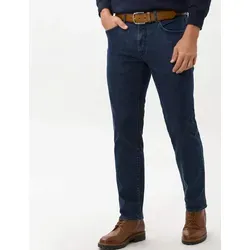 BRAX Feel Good Style Cadiz Dark Blue 30/30 - Moderne Straight Fit Jeans aus hochwertigem Baumwollmix, mit sportiver Detailverarbeitung und authentischer Used-Optik für einen zeitlosen Look.