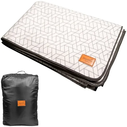 Skandika Zeltteppiche 300 × 300 cm - Outdoor Teppich mit Softtouch-Fleece - Zeltteppiche für Camping, wetterfest und wasserdicht, verwandeln Ihr Zelt in einen gemütlichen Rückzugsort mit warmer, trockener Unterlage.