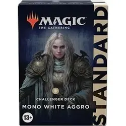Magic: The Gathering Challenger Decks 2022: Mono White Aggro - Versiegeltes Challenger Deck für Magic: The Gathering. Enthält strukturierte Karten für den einfachen Einstieg und zur Erweiterung Ihrer Sammlung. Ideal für strategisches Spielen und Deckbau.