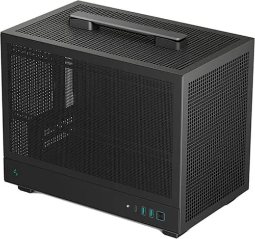 CH160 MESH Tower-Gehäuse schwarz - PC-Gehäuse mit optimaler Luftzirkulation und modernem Design, ideal für leistungsstarke Gaming-Setups.