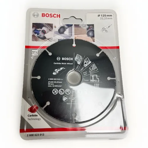 BOSCH Trennscheibe Hartmetall Multi Wheel 125  mm x 22,23 für Holz KS und TB