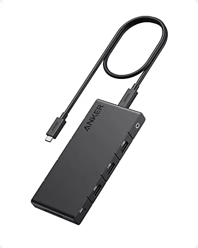 Anker 364 USB-C Hub (10-in-1) - Dual 4K HDMI, max. 100W Power Delivery und superschnelle Dateiübertragung für Dell Laptop und ThinkPad
