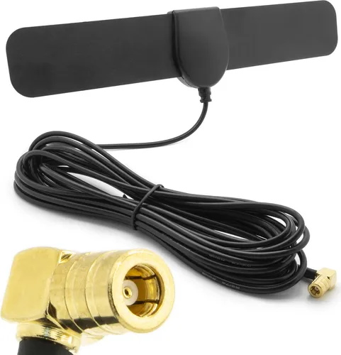 DAB+ Scheiben Antenne Auto Radio Adapter DAB SMB für JVC Kenwood Sony Alpine Pioneer - Zubehör für Car HiFi: Hochwertige DAB & DAB+ Scheibenantenne mit integriertem Verstärker für optimalen Digitalradioempfang und einfache Montage.