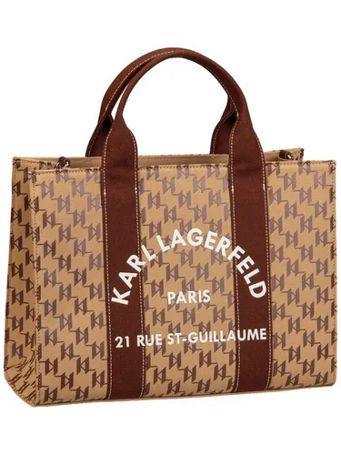 Karl Lagerfeld Handtasche K/RSG Square Mono MD Tote 34 x 25 x 15 - Stylische Handtasche aus hochwertiger Baumwolle von Karl Lagerfeld, ideal für jeden Anlass. Setzen Sie ein modisches Statement mit einzigartigem Design und praktischen Tragekomfort.