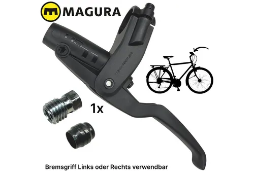 Magura HS11 3-Finger Bremsgriff - Hydraulische Felgenbremse - Hochwertiger Magura HS11 3-Finger Bremsgriff für Fahrräder ab MJ2017. Bietet präzise Bremskraftübertragung und ergonomisches Design für optimale Kontrolle und Sicherheit. Ideal für Fahrradliebhaber.