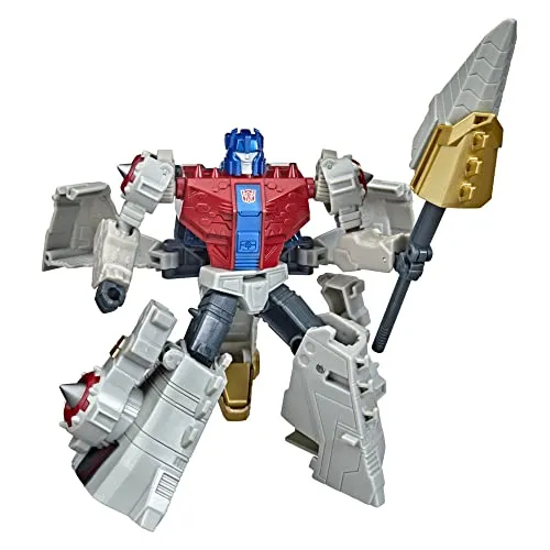 Transformers Bumblebee Dinobot Sludge Figur, 17 cm groß - 17 cm große Dinobot Sludge Figur für Kinder ab 6 Jahren. Einfache Verwandlung in 14 Schritten und Energon Armor für zusätzlichen Spielspaß. Ideal als Geschenk für kleine Transformers-Fans!