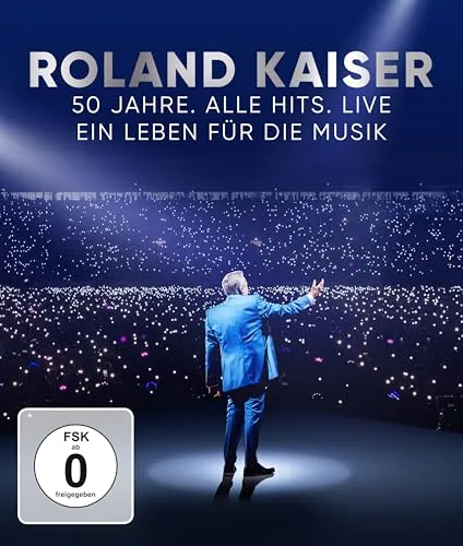 Roland Kaiser - 50 Jahre. Alle Hits. Live - Blu-ray - Erleben Sie die legendären Hits von Roland Kaiser auf dieser Blu-ray! Eine unvergessliche Live-Performance, die Fans begeistert und für beste Unterhaltung sorgt. Ideal für alle Musikliebhaber! Jetzt zugreifen!