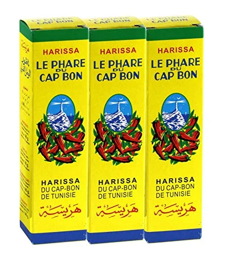 3x140g Le Phare du Cap Bon Harissa Sauce (3 große Röhrchen)
