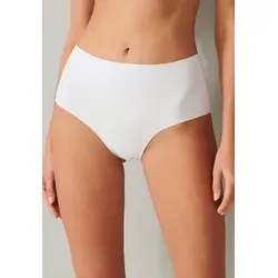 Schiesser Damen Maxislip Invisible Soft Taillen-Shapewear, Weiß, 42 EU - Funktionsunterwäsche mit hohem Bund, unsichtbar unter enger Kleidung, bietet hohen Tragekomfort durch extra-softe Microfaser und Lasercut-Abschlüsse.