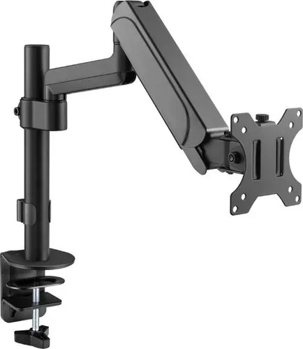 equip - Befestigungskit (Klemmmontagesockel, Tischplattenbohrung) - Gasfeder - für LCD-Display / Curved LCD-Display - Kunststoff, stainless steel - Schwarz