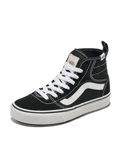 Vans Ashwood Hi Decon - Schwarz/Weiß, Größe 38 - Stylische High-Top-Sneaker mit klassischem Seitenstreifen, ideal für einen modernen Look und optimalen Tragekomfort im Alltag.
