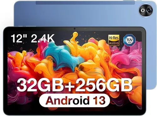 DOOGEE T20ULTRA Tablet 12" - 256 GB 4G LTE, Grau - Tablet mit 12" 2.4K Display, 10800 mAh Akku für lange Nutzung und erweiterbarem Speicher bis zu 2048 GB - ideal für Multimedia und produktives Arbeiten.