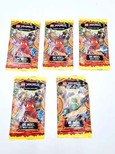 LEGO Ninjago Serie 6 NEXT LEVEL Trading Cards 5 Booster Die Insel  Sammelkarten