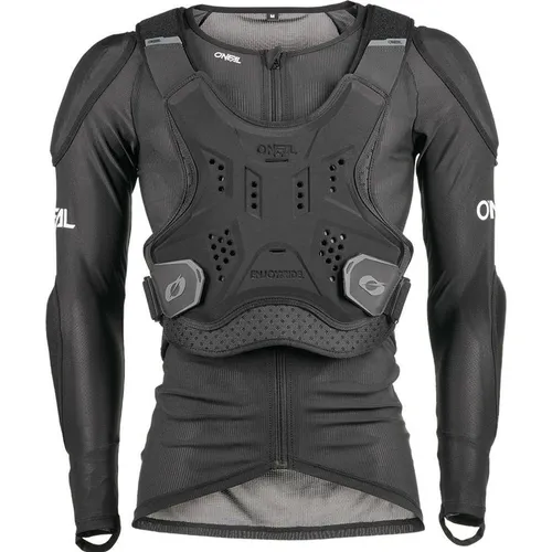 Oneal BP PRO Protektorenjacke XL für Männer - Robuste Protektorenjacke mit weichen TPE-Einsätzen und Mesh-Struktur für optimalen Komfort. Elastische Bänder sorgen für einen sicheren, anpassbaren Sitz. Ideal für Motorradfahrer.