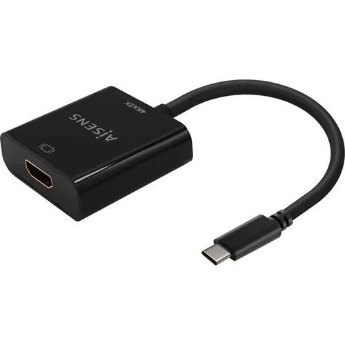 Aisens CONVERSOR USB-C A HDMI 4K30HZ USB-C M-HDMI H NEGRO 15CM (15 cm) (A109-0684)