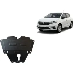 Stahl Unterfahrschutz für Motor Dacia Sandero - Robuster Stahl-Unterfahrschutz für Dacia Sandero, einfach zu montieren. Schützt zuverlässig vor Stößen und Schmutz, mit langlebiger Pulverbeschichtung für erhöhte Widerstandsfähigkeit.