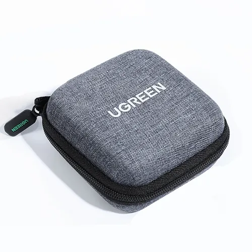 UGREEN Hartschalenhülle für Kopfhörer - Audio-Zubehör: Wasserdichte und stoßfeste Tasche aus hochwertigem EVA, ideal zum Organisieren von Kopfhörern und kleinem Zubehör unterwegs.