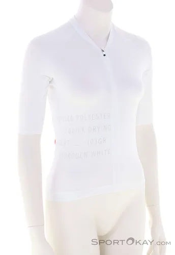 POC Pristine Print S/S Damen Bikeshirt - Weiß - XL - Hochwertiges Damen Bikeshirt aus recycelten Materialien mit atmungsaktiven Mesh-Einsätzen für optimale Belüftung. Ausgestattet mit großen Taschen, reflektierenden Details und einem sicheren Sitz für besten Komfort beim Radfahren.