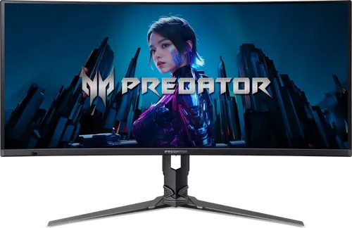 Predator X34 X5 Gaming Monitor 34 Zoll - UWQHD QD-OLED 240Hz - 34 Zoll Curved Gaming Monitor mit UWQHD-Auflösung und 240Hz Bildwiederholrate für flüssiges Gameplay. Ideal für Gamer, die ein immersives Erlebnis suchen.