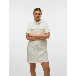 VERO MODA VMJENNIE SS Kurz-Denimkleid Mix NOOS - Freizeitkleider für Damen mit praktischen Brusttaschen, ideal für lässige Outfits und den Sommer.