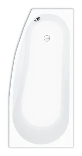 Repabad Kampen Raumsparbadewanne 160 x 75 cm links - Weiß - 0005400-0001