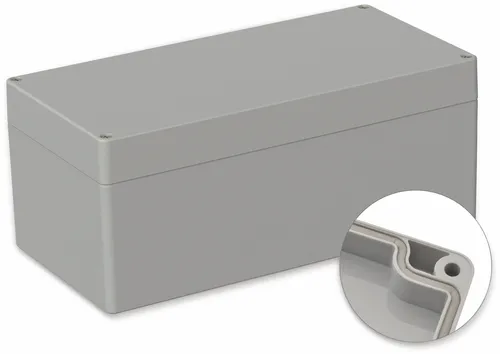 POLLIN, ABS Gehäuse, 240,5 x 120 x 100,5 mm, IP66, Lichtgrau