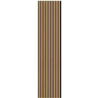 FN Acustico  Akustikplatte PET u. MDF Furniert 572,5 x 19 x 2400 mm Eiche Natur