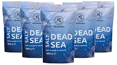 Totes Meer Mineral Badesalz 5000g - Mineralsalz - Therapie Reich & Mineralsalzen - Badezusatz - Badesalz - Besten für Guten Schlaf - Körperpflege - Schönheit - Entspannung - SPA