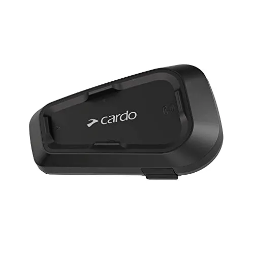 Cardo Spirit HD, Kommunikationssystem - Schwarz - Motorrad-Headset mit 600m Reichweite, HD-Lautsprechern und wasserdichtem Design. Ideal für klare Kommunikation und Musik-Streaming während der Fahrt.