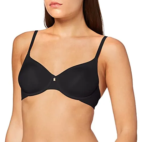 Triumph Body Make-Up Essentials W Schwarz C 95 Damen BH - Eleganter Bügel-BH aus atmungsaktivem Material mit nahtlosen Kanten für unsichtbaren Tragekomfort unter enger Kleidung - ideal für jeden Anlass.