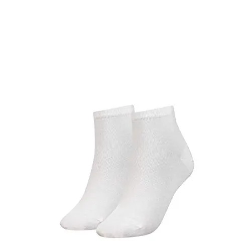 Tommy Hilfiger Damen TH WOMEN CASUAL SHORT SOCK 2P Freizeitsocken,2er Pack|#2per pack Weiß (white 300),35/38