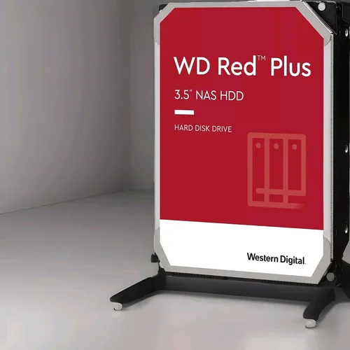 WD Red Plus interne Festplatte NAS 1 TB 3,5'', Workload-Rate 180 TB/Jahr, 5.400