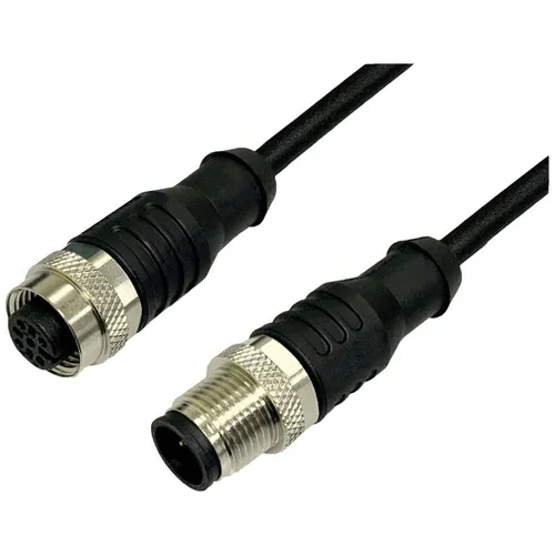 BKL Electronic 2702039 Sensor-Aktor-Verlängerungsleitung M12 Stecker gerade auf - Drehmaschinen-Futter, hochwertige Verlängerungsleitung für zuverlässige Sensor-Aktor-Verbindungen in industriellen Anwendungen.