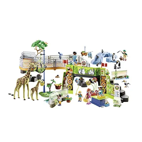 Playmobil Family Fun Zoo Wilpark: Großer Erlebnis-Zoo mit Safari-Tieren - Tierpark Set: 70341 Mein großer Erlebnis-Zoo mit vielen Zootieren für fantasievolles Spielen und Abenteuer.