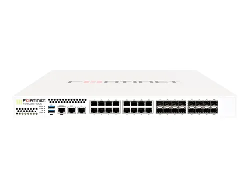 Fortinet FortiGate-401E Firewall - Hochleistungs-VPN-Gerät für sichere Netzwerkinfrastruktur, bietet umfassenden Schutz und einfache Verwaltung.