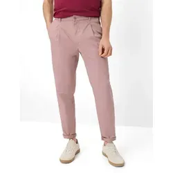 Brax Herren Chino Style TINO CINDER ROSE, Rosa, Gr. 35/30 - Bequeme Chinohose im Relaxed Tapered Fit, ideal für lässige Outfits und den Alltag.