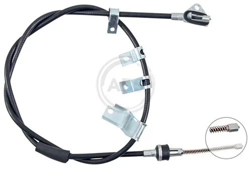 A.B.S. Bremsseil Seilzug Feststellbremse K14089 für DAIHATSU CUORE 6 L251 - Hochwertiges Bremsseil für zuverlässige Bremskraft, speziell für Trommelbremsen hinten links. Ideal für den professionellen Einsatz, Länge: 1570 mm.